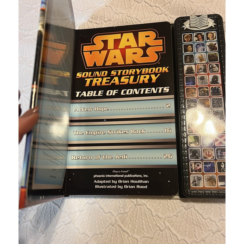 Star Wars Sound Storybook Treasury 3 Story 39 Sound Hardcover Book - Picture 3 of 3